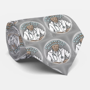 Black Physician Assistant Neck Tie