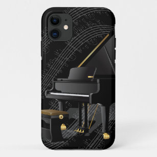 Black Piano iPhone Case