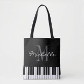 Christian Pianist Religious Music Lord Piano Playe Tote Bag | Zazzle