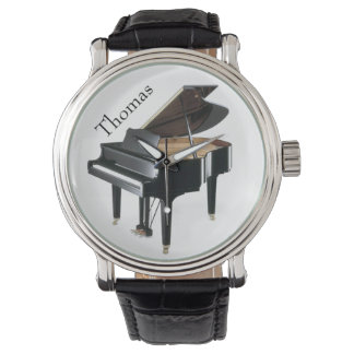 Black Piano Watch