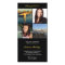 Black picture block graduation announcement invite