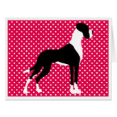 Black Piebald Great Dane (Front Horizontal)