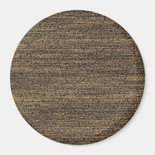 Black Piece 4 - Zero Gravity Checkers (Cloth) Magnet