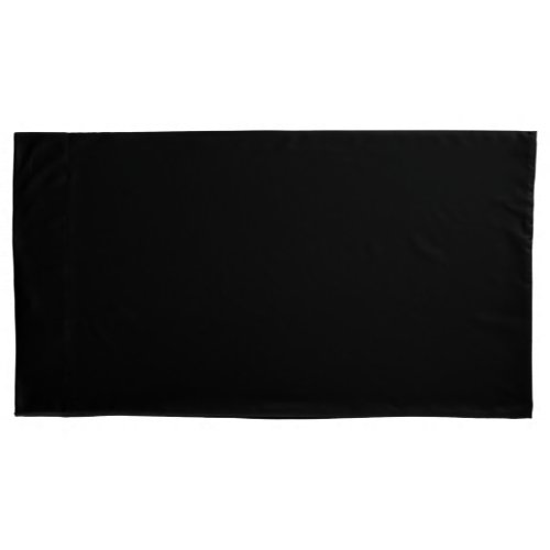 Black Pillow Case Pair King Size