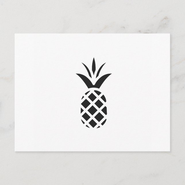 Black Pine Apple Postcard (Front)