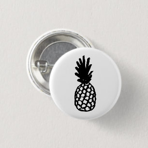 Black Pineapple Button