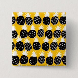 Black pineapples button