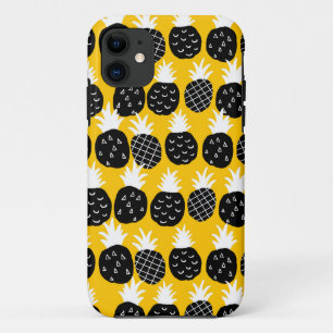 Black pineapples iPhone 11 case