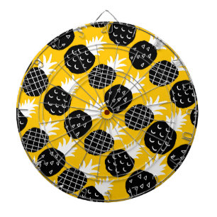 Black pineapples dart board