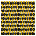 Black pineapples fabric