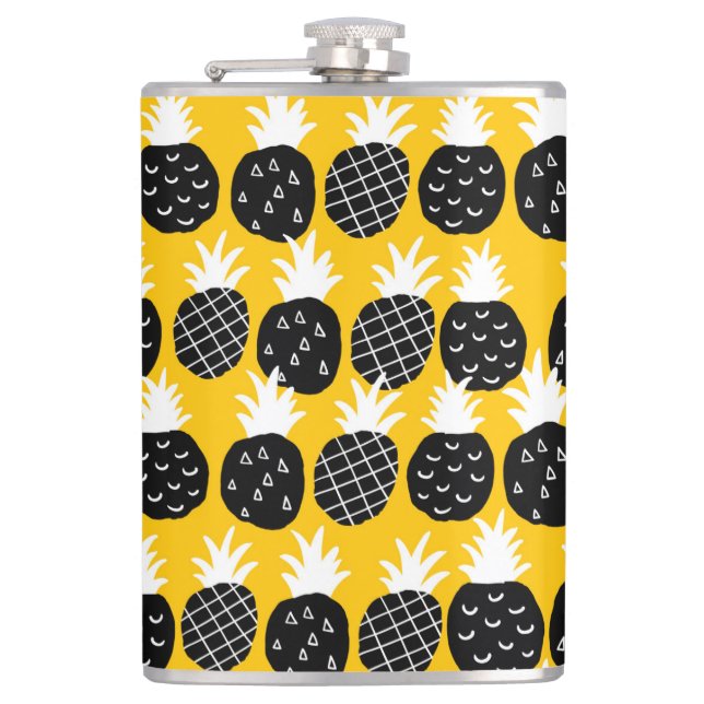 Black pineapples flask (Front)