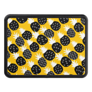 Black pineapples hitch cover
