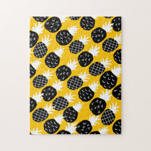 Black pineapples jigsaw puzzle