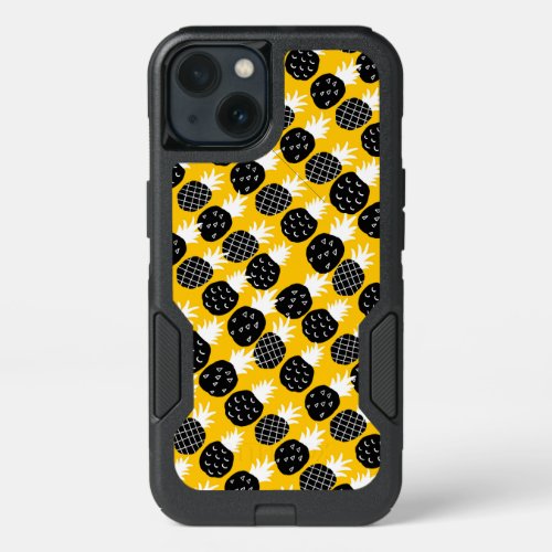 Black pineapples iPhone 13 case