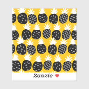 Black pineapples sticker