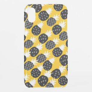 Black pineapples iPhone XR case