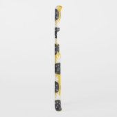 Black pineapples uncommon samsung galaxy case (Back/Left)