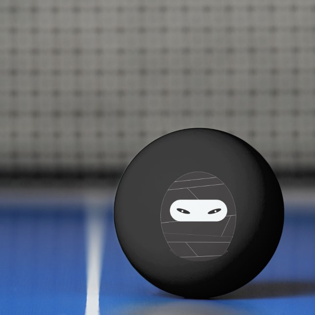 Black Ping Pong Ninja Balls (Net)