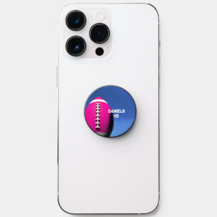 Black Pink American Football Women's PopSocket