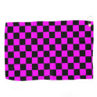 Black + Pink Check Checkered Checkerboard Pattern