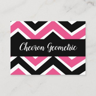 Black Pink Chevron Stripe Geometric Pattern
