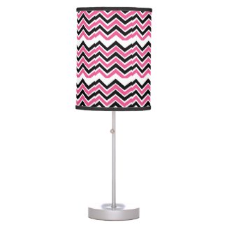 Black Pink Chevron Stripe Geometric Pattern 