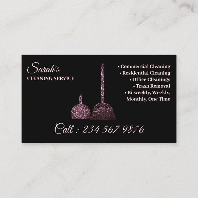 Glitter Cleaning Branding