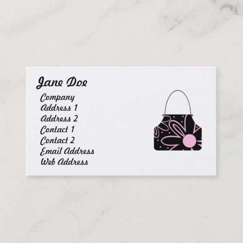 Feminine Pink Business Cards