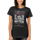 Black Pink Funeral Photo Memorial T-Shirt