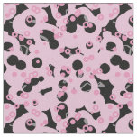 black pink gray geometric abstract fabric