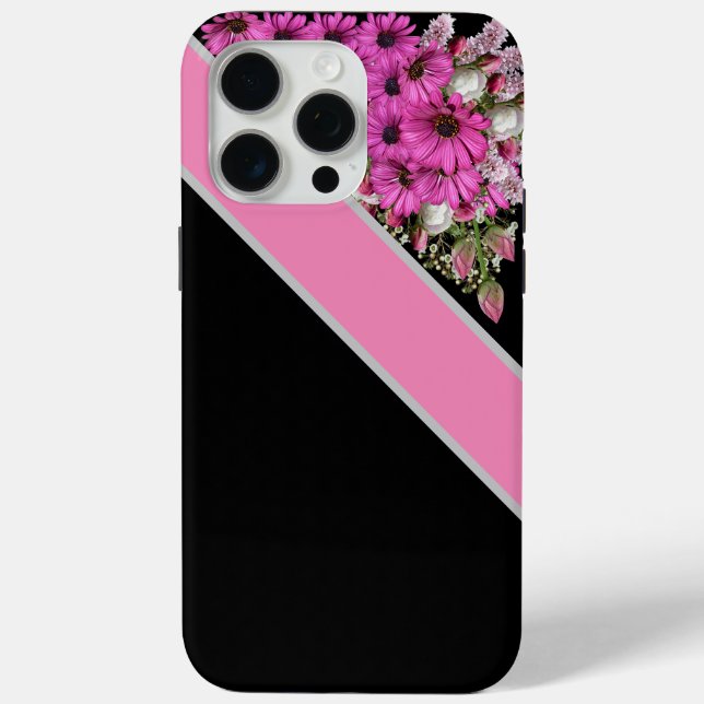 Black pink iPhone / iPad case (Back)