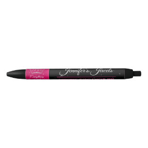 Black Pink Jewelry Consultant business logo gift Pen