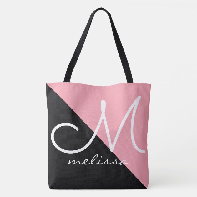 pink large tote bag