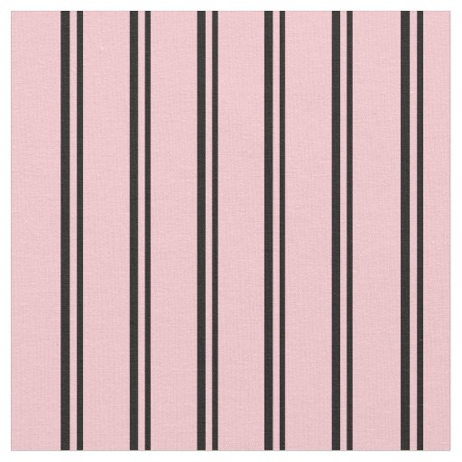 Black & Pink Striped/Lined Pattern Fabric