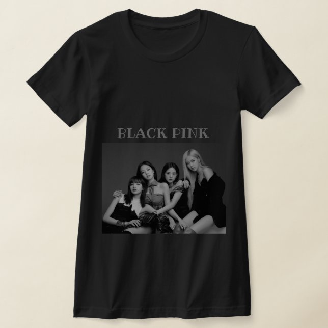 Black pink T shirt (Laydown)