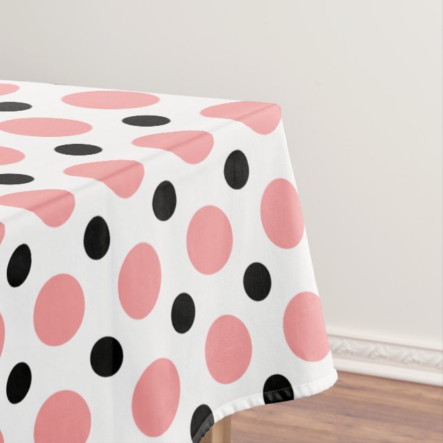 Black & Pink Tablecloth (In Situ)