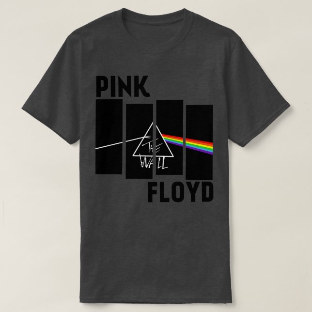 Black PinksFloyd Art Music Gift  T-Shirt (Design Front)
