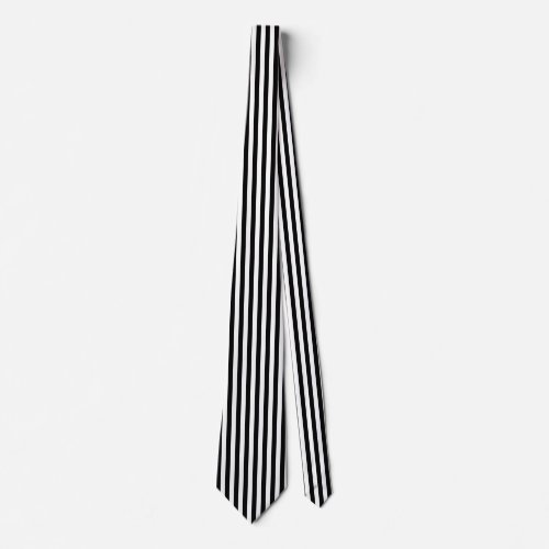 Black Pinstripe Tie