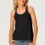 Black pinstripes tank top