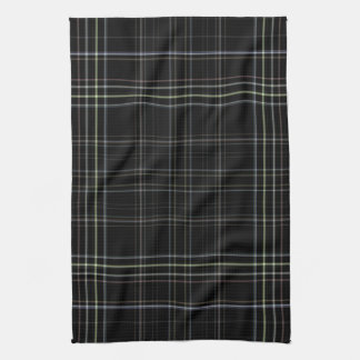 Black Plaid Kitchen Towel