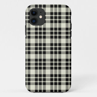 Black Plaid Universal iPhone 5 Case