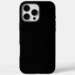 Black Plain solid color Case-Mate iPhone Case