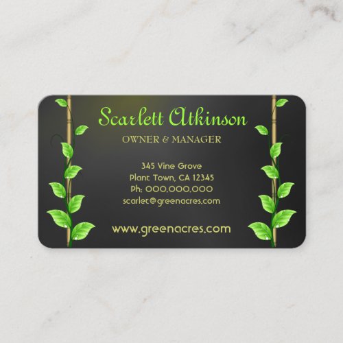 Plant Nursery Business Cards Template