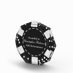 Black Poker Chip Award