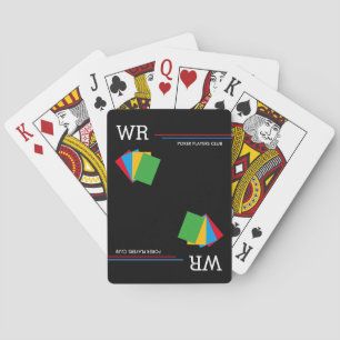 black poker-club playin poker cards