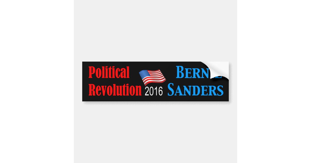 Black Political Rev.Bernie Bumper Sticker | Zazzle
