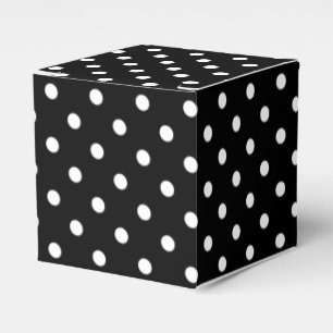 Black Polka Dot Favor Boxes