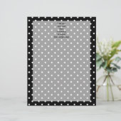 Black polka dot pattern (Standing Front)