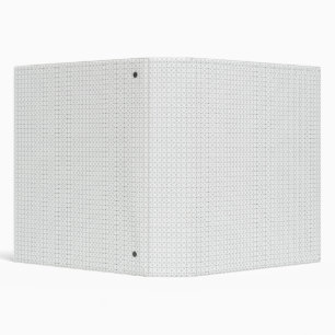 Black Polka Dot Seamless Pattern Tiny Dots 3 Ring Binder