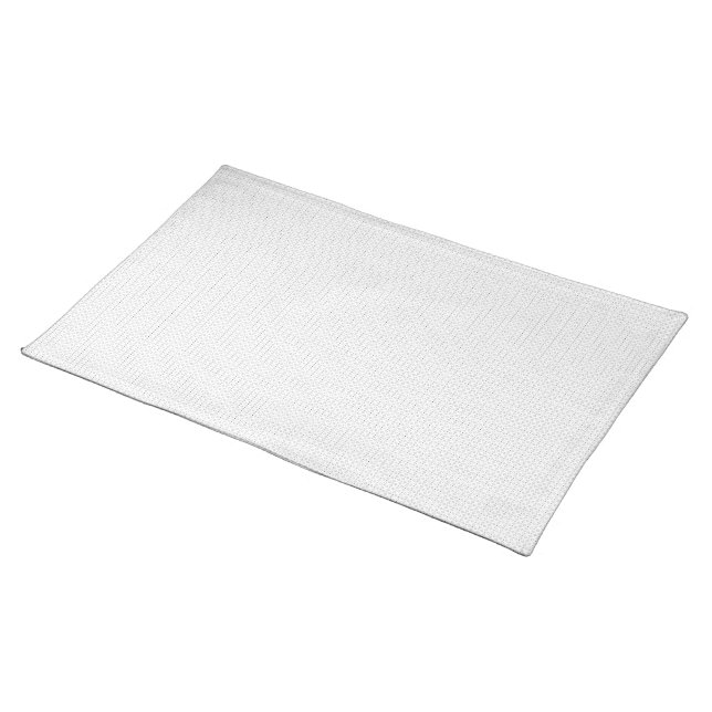 Black Polka Dot Seamless Pattern | Tiny Dots Cloth Placemat (On Table)